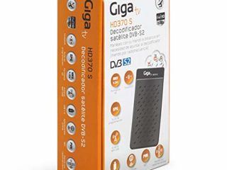GIGATV Sintonizador HD370 S - Mini sintonizador satélite DVB-S2 con Acceso a Internet