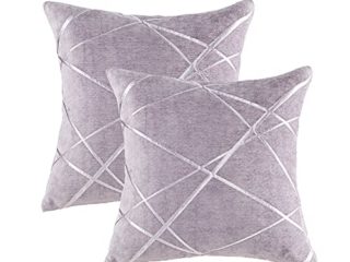 Gigizaza Cojín Funda de Cojine 60x60 cm Violeta Funda de Almohada del Sofá Cojín Funda Decoración Almohada Caso de la Cubierta 2 Paquetes