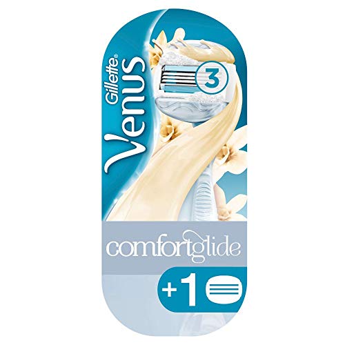 Gillette Venus ComfortGlide Vanilla Crème - Maquinilla de afeitar para mujer (1 unidad)