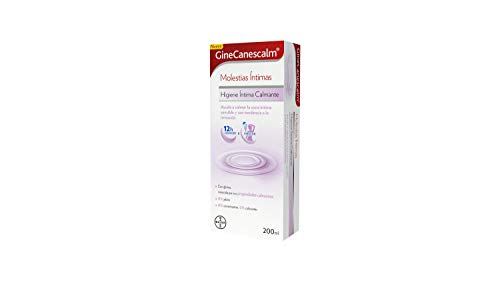 GineCanescalm Molestias Íntimas Gel Higiene Íntima Calmante en la Candidiasis Vaginal e Irritación Vulvar, Ayuda a Calmar la Zona Íntima, 200 ml