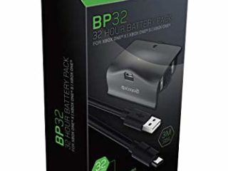 Gioteck - Pack de Bateria de 1400 mAh y cable de carga de 3 metros BP-32 (Xbox One)