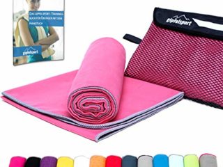 gipfelsport Toalla de Microfibra Fucsia 1x XS(50x30cm) sin Bolsillo