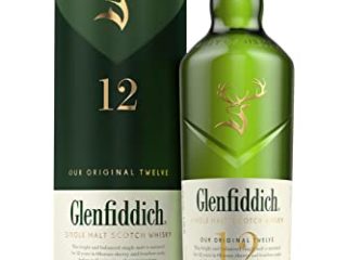 Glenfiddich Whisky - Whisky escocés de malta,12 años, botella 700ml