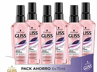 Gliss - Sérum Sellador para pelo abierto y encrespado - Split Hair Miracle - 6uds de 75ml (450ml) – Gama Selladora