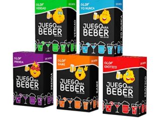 Glop 500 Cartas - Posiblemente el Mejor Juegos de Mesa Adulto para Beber - Juegos para Beber - Juegos de Cartas para Fiestas - Juegos de Mesa Adultos - Regalos Originales para Hombres y Mujeres