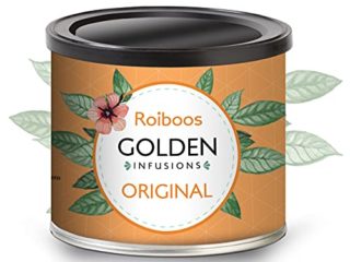 Golden Infusions - Infusión Rooibos Original - Lata de 100 g - Infusión a granel - Infusion Rooibos Puro - Sabor Dulce - Antioxidante y Vitaminas - Té Rojo Sudafricano