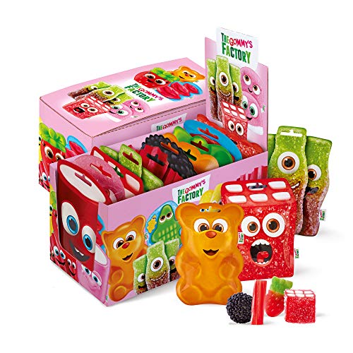 Gommy's Factory Golosina Happy Box - 10ud de 90g. (Total 900g)
