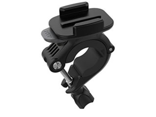 GoPro AGTSM-001 - Soporte para manillar/tija del sillín/bastón de esquí de 9 a 35 mm de diámetro, color negro