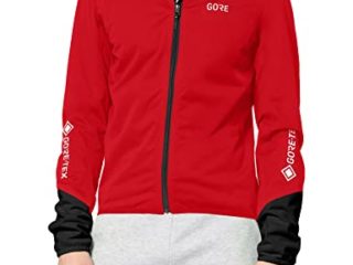 GORE WEAR C5 Chaqueta de ciclismo de hombre GORE-TEX, S, rojo/negro