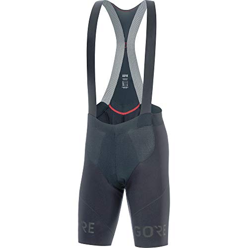GORE WEAR C7 Peto de ciclismo para largas distancias con badana para hombre, L, Negro