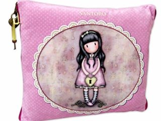 Gorjuss Cojín Secreto The Secret, con Compartimento en el Interior Color Rosa (CyP Brands)