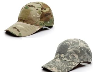 Gorra de BéIsbol Camuflaje,2 Pcs Tactical Hat,TáCtica Gorra de BéIsbol,Gorras de Camuflaje Militar Del EjéRcito,Suave y Confortable,Para Actividades Al Aire Libre Como La Pesca,El Campamento y La Caza