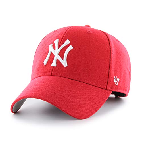 Gorra MLB New York Yankees MVP, Unisex Adulto, Gorra, B-MVP17WBV-RD, Rojo, Talla única