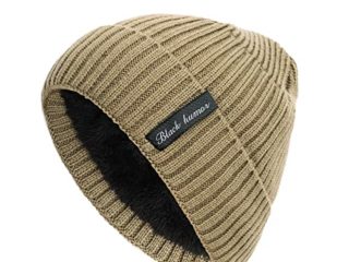 Gorro de invierno para hombre y mujer, unisex, con forro polar térmico, resistente al viento, para deportes al aire libre, correr, ciclismo, esquí, bicicleta, fitness, motocicleta
