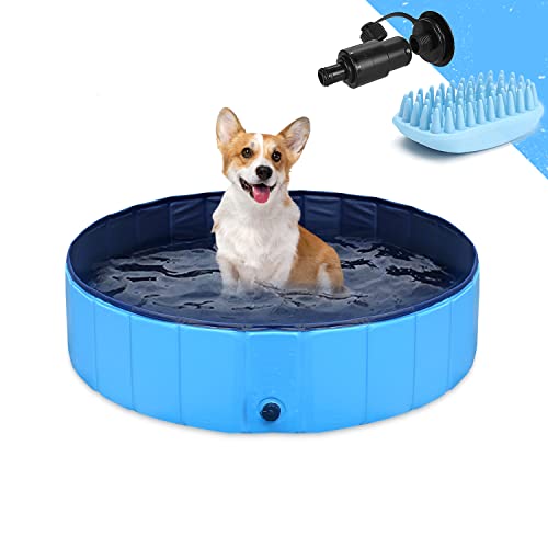 Nobleza Piscina para Perros 120 cm Bañera Plegable para Niños