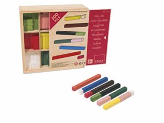Goula - Regletas 10x10, Juego educativo preescolar matemático a partir de 3 años