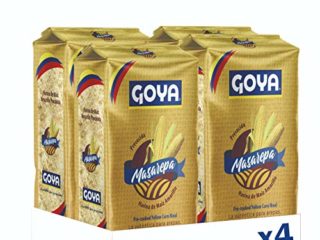Goya Masarepa Amarilla . Molida Y Precocida - 4 Unidades X 1kg 4000 G, 1000 Gramo
