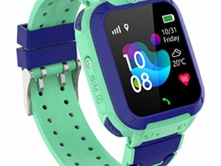 GPS Reloj Inteligente Niña - Smartwatch Niños Reloj GPS Niños Localizador, Reloj Inteligente Niño Niña Regalo, Reloj Niño con Llamada Telefónica SOS Cámara Juegos Despertador GPS Tracker Podómetro
