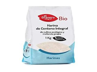 GRANERO HARINA DE Centeno Integral Bio, Negro, 1 kg (Paquete de 1)