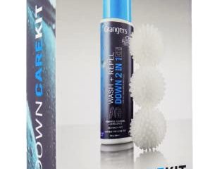 Grangers Kit de cuidado de plumón, incluye lavado y repelente de plumón de 300 ml, bolas secas X3, perfecto para chaquetas de plumón, kit todo en 1