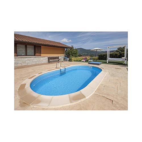 Gre M295049 - Piscina de Acero enterrada Ovalada Madagascar kpeov5059