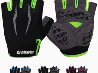 Grebarley Guantes de Ciclismo,Guantes MTB,Adecuado para Ciclismo de Montaña,Todo el Vehículo de Terreno,Bicicleta de Montaña,Guantes de Verano para Hombre/Mujer …