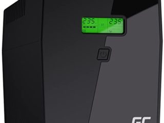 Green Cell® SAI Sistema de alimentación ininterrumpida UPS Potencia 2000VA (1200W) 230V Fuente de alimentación Continua Line Interactive senoidal AVR USB/RJ45 4X Schuko IEC Tomas con Pantalla LCD