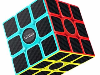 Gritin Cubo Mágico, Cubo de Velocidad 3x3x3 Puzzle Inteligencia Mágico Speed Cubo Rompecabezas y Fácil Giro, Súper Duradero