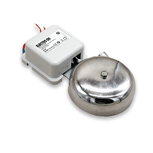 GSC Evolution Evila - Timbre electrico campana con martillo 10cm, Multicolor