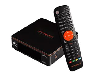 GT Media V9 Prime Satelite Ricevitore Codificador - Aoxun DVB S2X Decodificador Oficial Freesat, 1080P Full HD Support CCcam Newcam IPTV, con 2.4G WiFi Incorporado, Versión actualizada de V9 Super