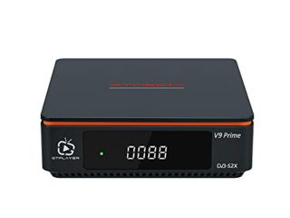 GT MEDIA V9 Prime Satelite Ricevitore DVB-S/S2/S2X, Receptores de TV por Satélite con 2.4G WiFi Incorporado CA Card Reader, Decodificador Satelite Soporte HEVC 10bit / PVR / Youtube / CCcam