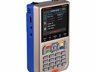 Gtmedia V8 Satfinder Meter Localizador Satelite Buscador de Satélite Medidor de Campo DVB-S/S2/S2X FTA Receptor de Señal de Satélite de TV Digital HD, 3.5" LCD Batería 3000mAh Incorporada