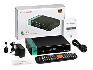 Gtmedia V8X (New V8 Nova) DVB-S2 Satellite Receiver Full HD 1080P Receptores de TV por satélite FTA Compatible con WiFi PowerVu Biss Key H.265
