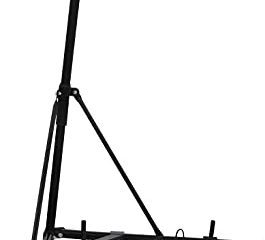 Guellin Colgador de Boxeo Soporte Plegable para Saco de Boxeo con Capacidad de 130 LBS Libre de Pie Soporte Pesado para el Entrenamiento de Boxeo