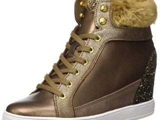 Guess Furr, Zapatillas Altas Mujer, Marrón (Bronz), 39 EU