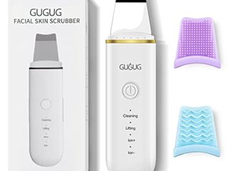 GUGUG Skin Scrubber, Limpiador Facial, Exfoliación de Cara, Peeling Facial 4 Modos para Limpiar los Poros y Cuidar la Piel, USB Recargable, Dispositivo de Belleza