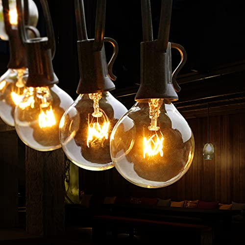 Guirnaldas Luces Exterior, TOGAVE 9.5M Cadena de Luz 25+4 Bombillas Guirnaldas Luminosas Jardín IP44 Impermeable Luces Decoración para Garden, Terrace, Patio, Cafe - Blanco Cálido