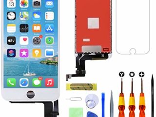 GULEEK Pantalla para iPhone 7 4,7" Pantalla táctil LCD Pantalla de Cristal Reemplazo del Marco del digitalizador con Herramientas de reparación (Blanco)