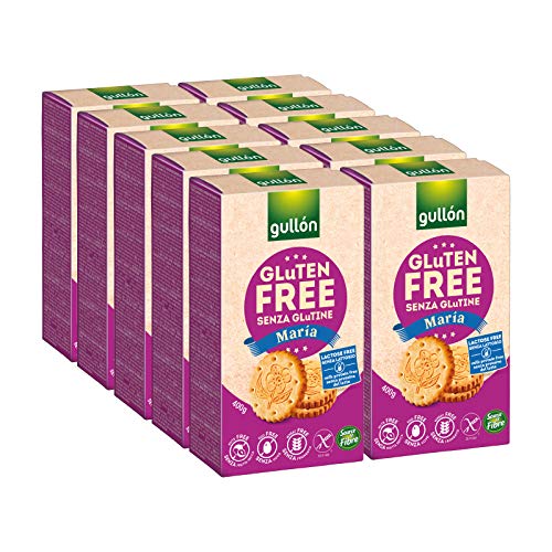 Gullón - Galleta María Sin Gluten, 4000 g, Pack de 10