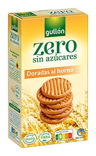 Gullón Galleta Sin Azúcar Dorada al Horno ZERO sin azúcares 330 Gramos