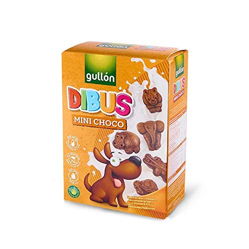 Gullón Galletas Chocolate Dibus Mini, 250g