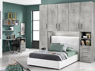 Habitación Puente n. 5 puertas, ceniza de cemento