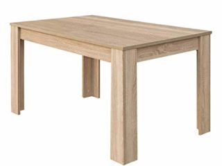 Habitdesign Mesa de Comedor Extensible, Mesa salón o Cocina, Acabado en Color Roble Canadian, Modelo Kendra, Medidas: 140-190 cm (Largo) x 90 cm (Ancho) x 78 cm (Alto)