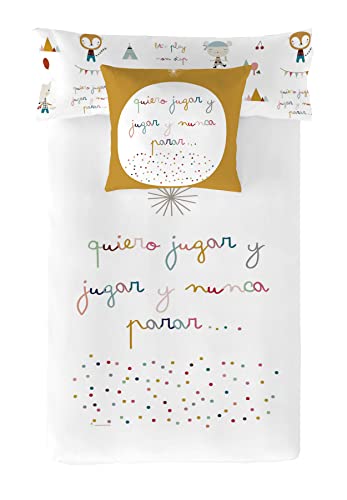 HACIENDO EL INDIO Funda nórdica Reversible Jugar Cama 90