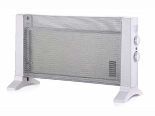 HAEGER MICA HEATER - Calefactor Radiador de Mica con 600W de potencia, 2 velocidades - termostato regulable, con configuraciones de calor de 300W o 600W, protección contra el sobrecalentamiento
