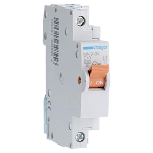 Hager MN910V Interruptor automático magnetotérmico, Blanco