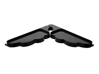 Haibinsuo Estante de baño Soporte de Almacenamiento de Capacidad de Carga Fuerte Accesorios para el hogar Ligero Negro