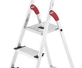 Hailo 8040-307 Escalera de Tijera Aluminio (3 peldaños)