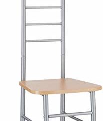 Haku Möbel valet stand - de acero con el asiento, altura 119 cm
