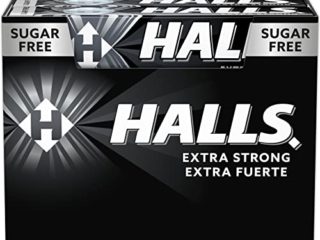 Halls Menta Fuerte - Caramelo duro - Caja con 20 unidades x 32g (total de 640g)